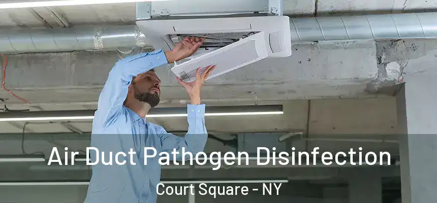 Air Duct Pathogen Disinfection Court Square - NY