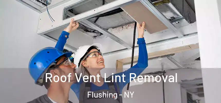 Roof Vent Lint Removal Flushing - NY