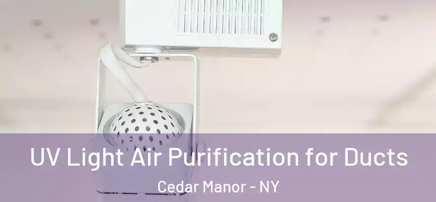 UV Light Air Purification for Ducts Cedar Manor - NY
