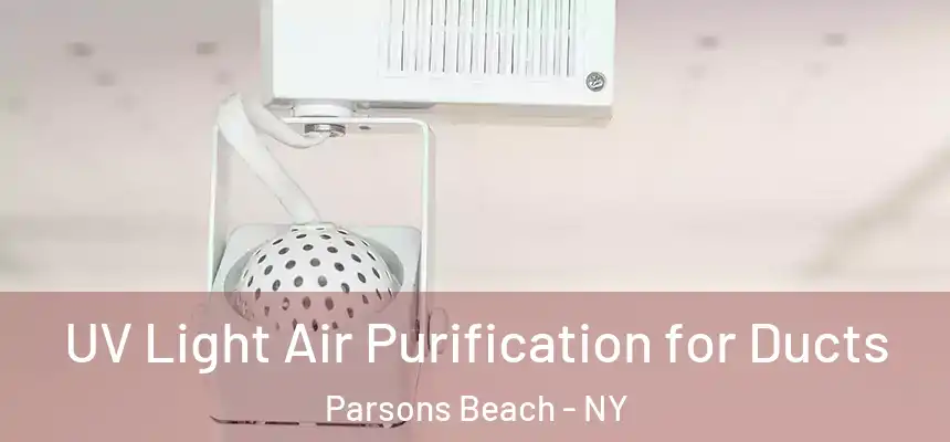  UV Light Air Purification for Ducts Parsons Beach - NY